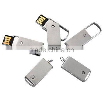 novelty giveaways USB sticks, mini Swivel Metal USB flash driver