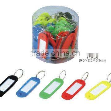 Colorful Tag Name Card Key Ring