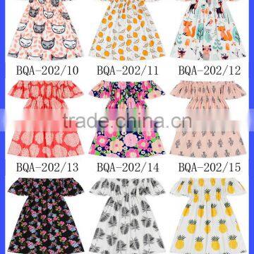 2017 Smocked Baby Girls Slip Summer Floral Dress photo-5