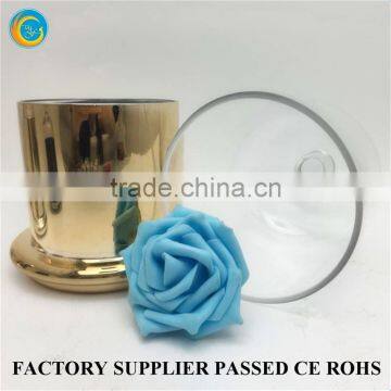 Wholesale gold color chocle glass bell jar hot