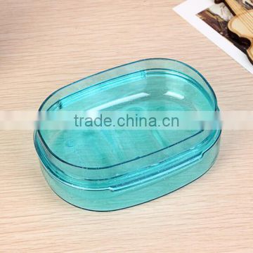 2017 stocked plastic square transparent soap box bathroom soap box soap dish plastic