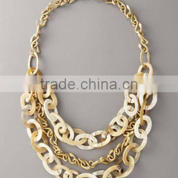 HOT SALE FOR JEWELLY HORN NECKLACE 100% MADE IN VIETNAM, EYE-CATCHING COLOR AND FASHIONABLE DESIGN photo-3