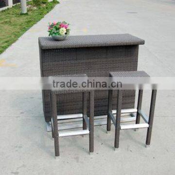 leisure rattan bar furniture