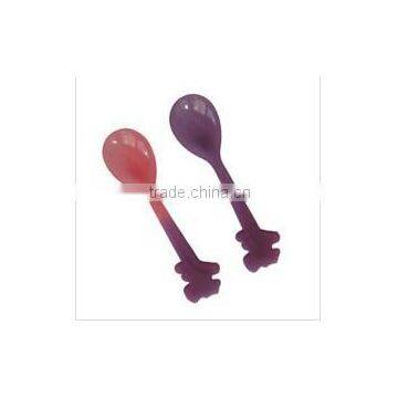 plastic company directly offer cute spoon in different shapes for feeding kids