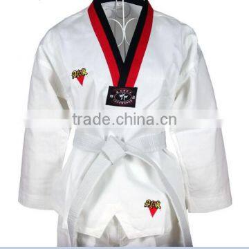 Kicksport Diamond Weave White Taekwondo Uniform - WTF Style 180cm Size 4 New photo-2