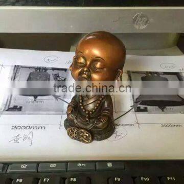 Wholesale Home Decoration Metal Brozne Baby Buddha for Sale photo-2
