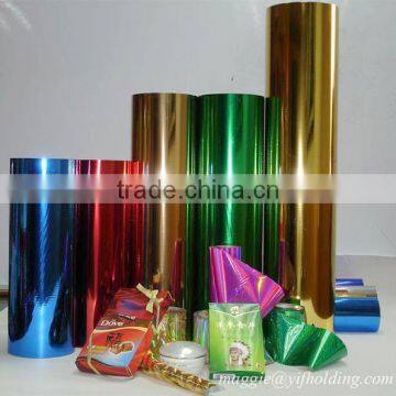 Colorful Metallized PET Film For Packaging