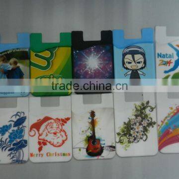 Popular Gift Fashion Phone Silicone Smart Wallet With Color Printing photo-3