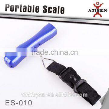 Durable 40kg/10g Portable Digital LCD Weight Hanging Hook Scale Blue photo-3