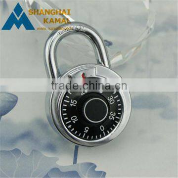 Solid Hardened Steel Shackle Dial Combination Luggage Suitcase Locker Lock Padlock photo-3