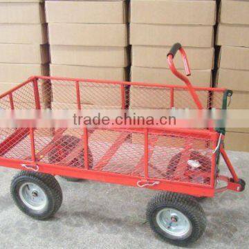 steel mesh garden cart