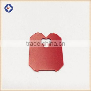 high quality plastic square ties for bread bags clip made in China