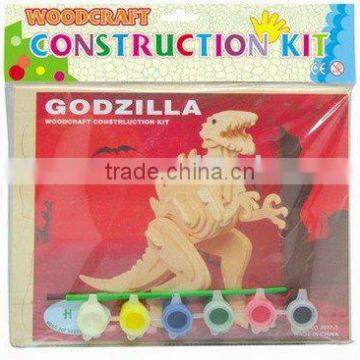 wood craft construction kit-dinosaur