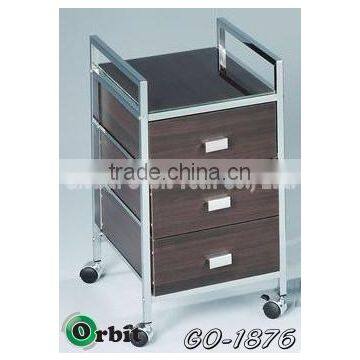 Home Furniture Rolling Plastic Storage Trolley, Mobile P.P Drawer Cart photo-4