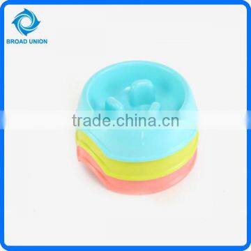 Wholesale Travel Dog Bowl Plastic Slow Feed Dog Bowl