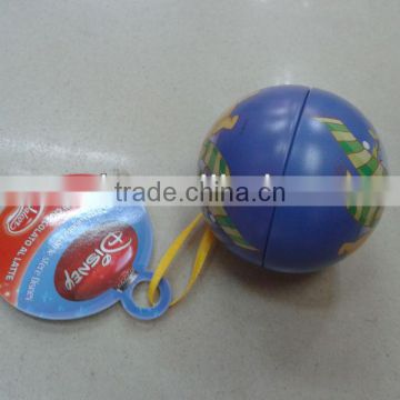 Candy Tin Ball with Rope and Tag