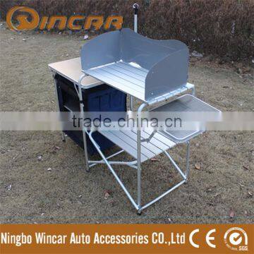 Aluminum BBQ Grill Table With Camp Kitchen photo-2