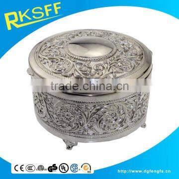Stools Stand Jewelry Box Metal Crafts Silver Ring Jewelry Box photo-5