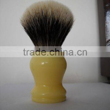 Badger hair shaving brush head