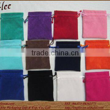 cheap suede fabric bag for jewelry packing