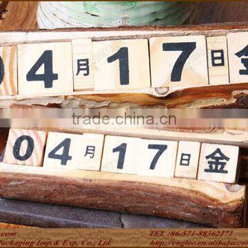 Eco-friendly Reused Wooden Calendar/creative Wood Calendar