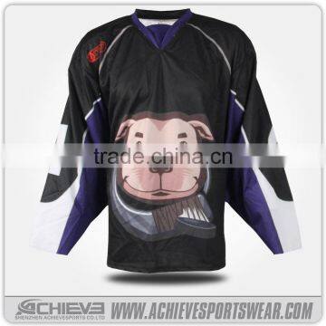 2016 Wholesale Free custom made ice hockey wear reversible hockey uniforms hockey jerseys