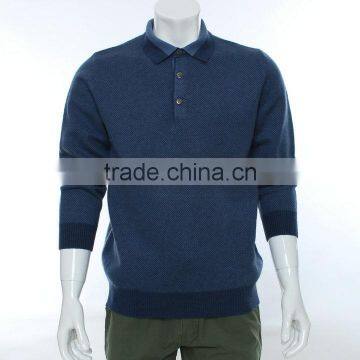 Grey 100%wool winter fashion with long sweater ,blue long sleeve model sweater for men with 1/4 zipper ,men sweater 2015