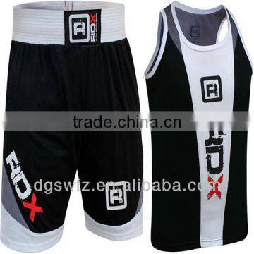 Wholesale new design high quality polyester spandex men fight plain custom printed mma shorts