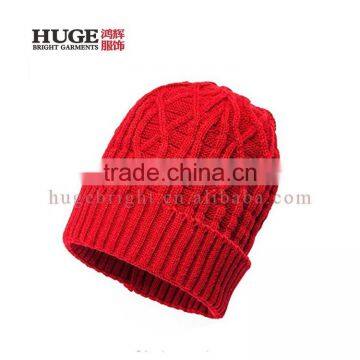 China Manufacturer Soft Touching Womens Knit Winter Hats