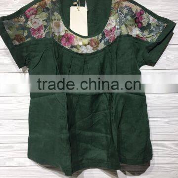 GZY Linen T-shirt Latest Shirt Designs for Women Wholesale China photo-2