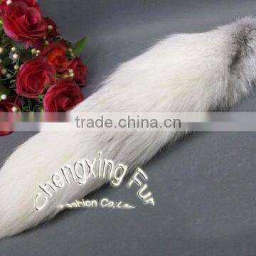 CX-R-41 Genuine Fox Fur Tail Key Ring photo-3