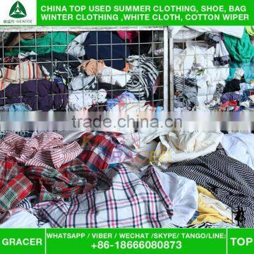 Stock Second Hand Recycling Ladies Cotton Blouse Used Clothes photo-3