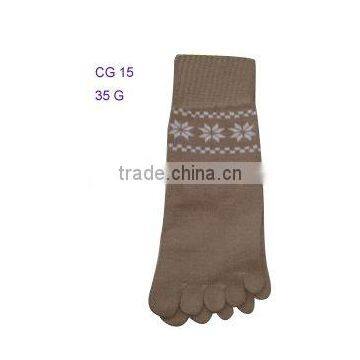 cotton five-toe socks/socking/sox