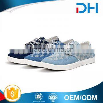 New fashion designs canvas shoes men sneakers manufacturer china 2017