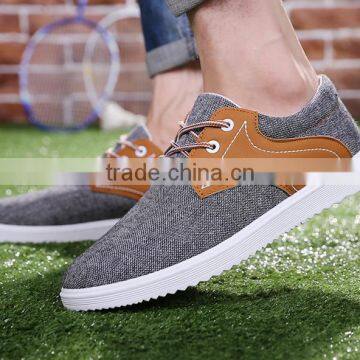 MS1067 Spring autumn breathable linen man shoes korean canvas men shoes