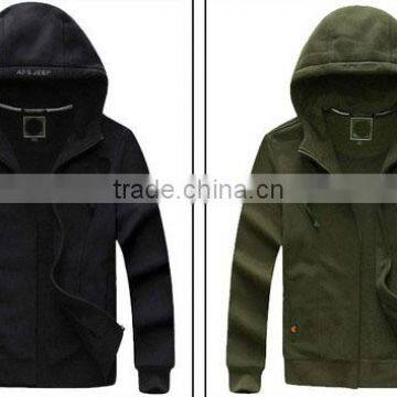 New Product China Wholesale Good Sale Plain Custom Zipper Pocket Hoody photo-2
