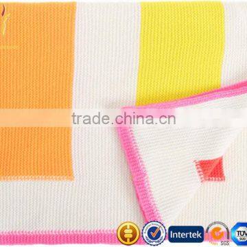Super Soft Luxury Intarsia Knitted Cashmere Warm Baby Blanket photo-3