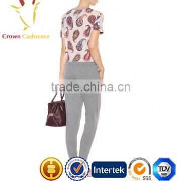 Fashion Woman's Knitted Cashmere Pants Casual Pants Trousers photo-6