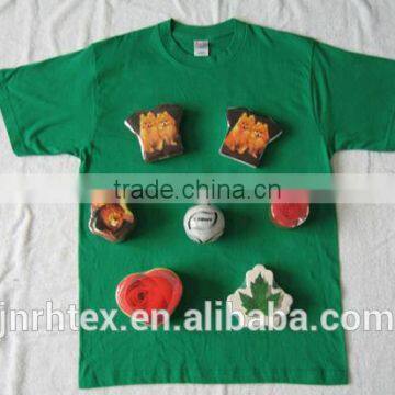 High quality 100%cotton blank football compress tee shirts