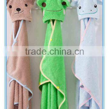 Embroidered Bamboo Soft Kids Towel With Hood,hooded Towel for Kids