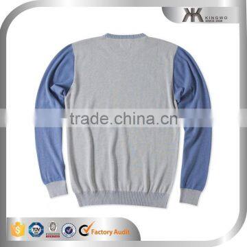Teens Stylish Cotton Long Sleeve Sweatshirt With Contrast Color Arm Design photo-2
