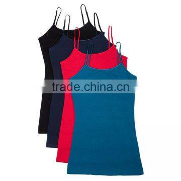 Fashion Designer Custom Women Wholesale Seamless Plain White Tank Top photo-2
