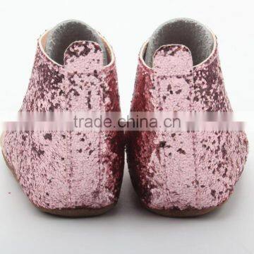 Long Shoes Custom Toddler Baby Genuine Leather Girls Shoes for Kids photo-3