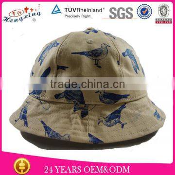 Custom Design Your Own 100% Cotton Fashion Summer Bucket Hats Cap