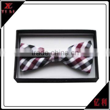 Fashion Men's Bow Tie With Stripes and Grid photo-6