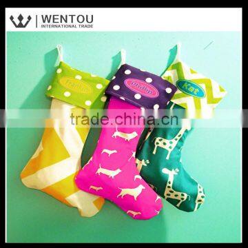 Wholesale Cheap Stock Personalised Canvas Christmas Stocking photo-4