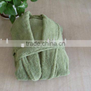 very soft colourful coral fleece bathrobe