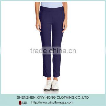 Polyester With Spandex Ladies Golf Pants /slim Fit Golf Trousers photo-4