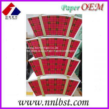Single Side Coated cup fan/Base Paper/Fan-shape paper