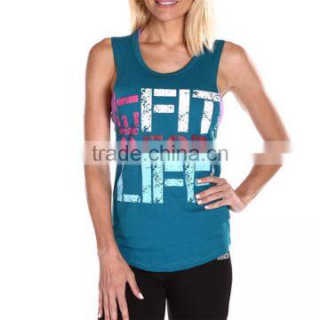 2016 Guangzhou Summer Factory OEM Fancy Design 100% Polyester Casual Women Cami Top photo-4